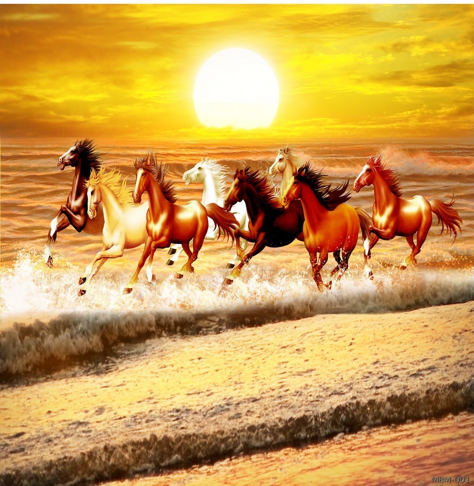 Tranh bát mã MBM-001